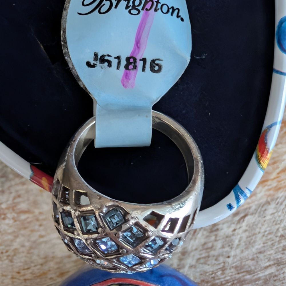 NWT Brighton Life's Journey Statement Ring W/Tin, Retired, Size 4.75-5 - Picture 3 of 5